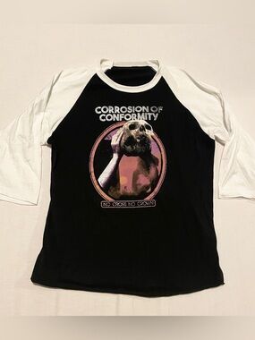 Corrosion of Conformity No Cross No Crown 2017-18 Tour Baseball Raglan Shirt